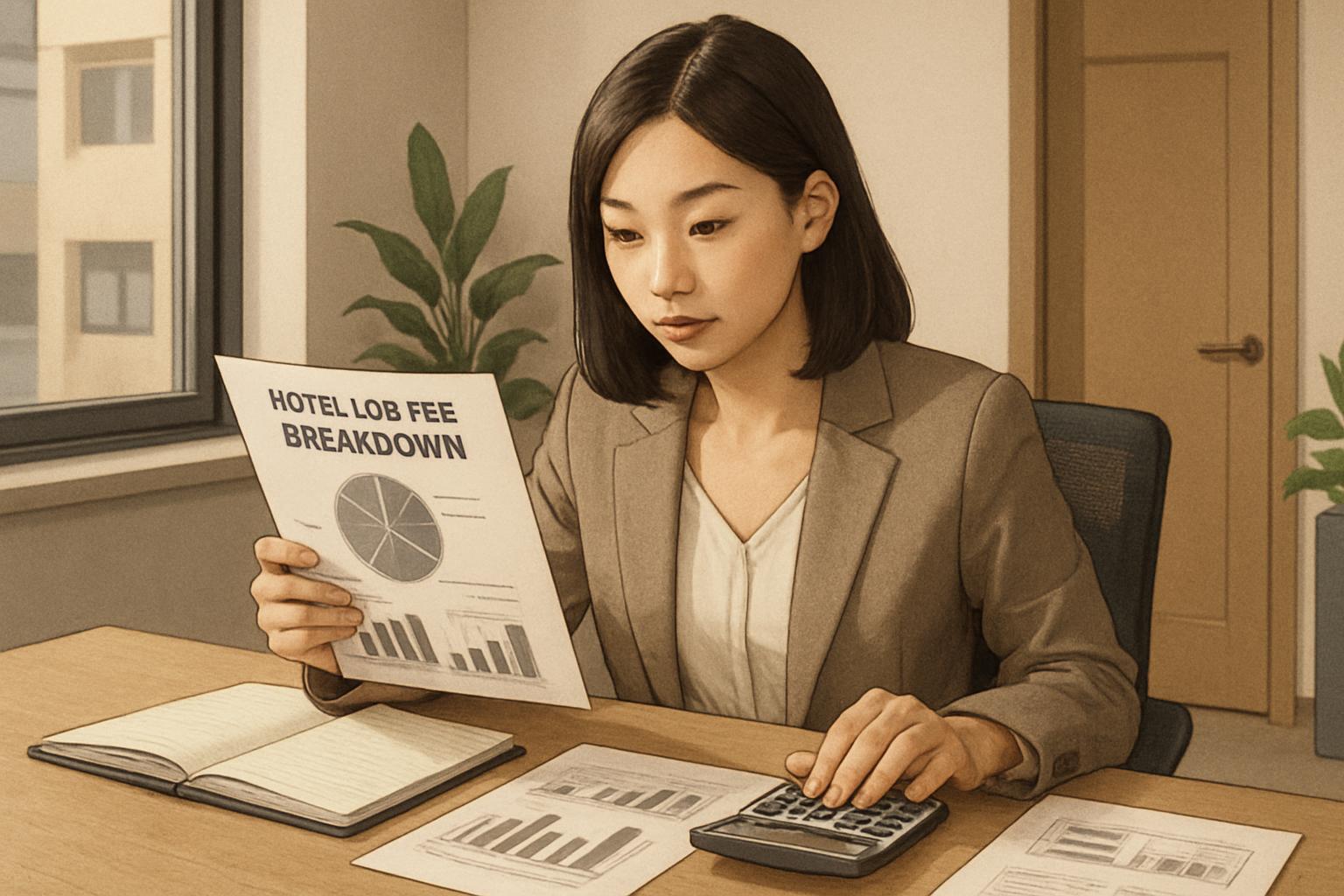 酒店仲介費用解析:A費B費C費怎麼算,對薪資影響一次看懂 女性查看酒店仲介費用與薪資試算