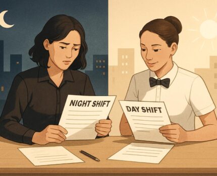 日班與夜班怎麼選？酒店班別比較、薪資與生活平衡完整分析